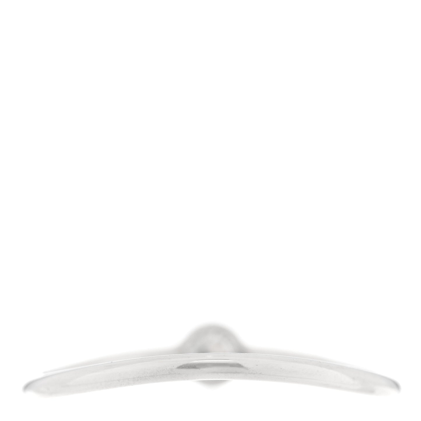 Platinum Diamond Elsa Peretti Single-Row Wave Ring 49 4.75