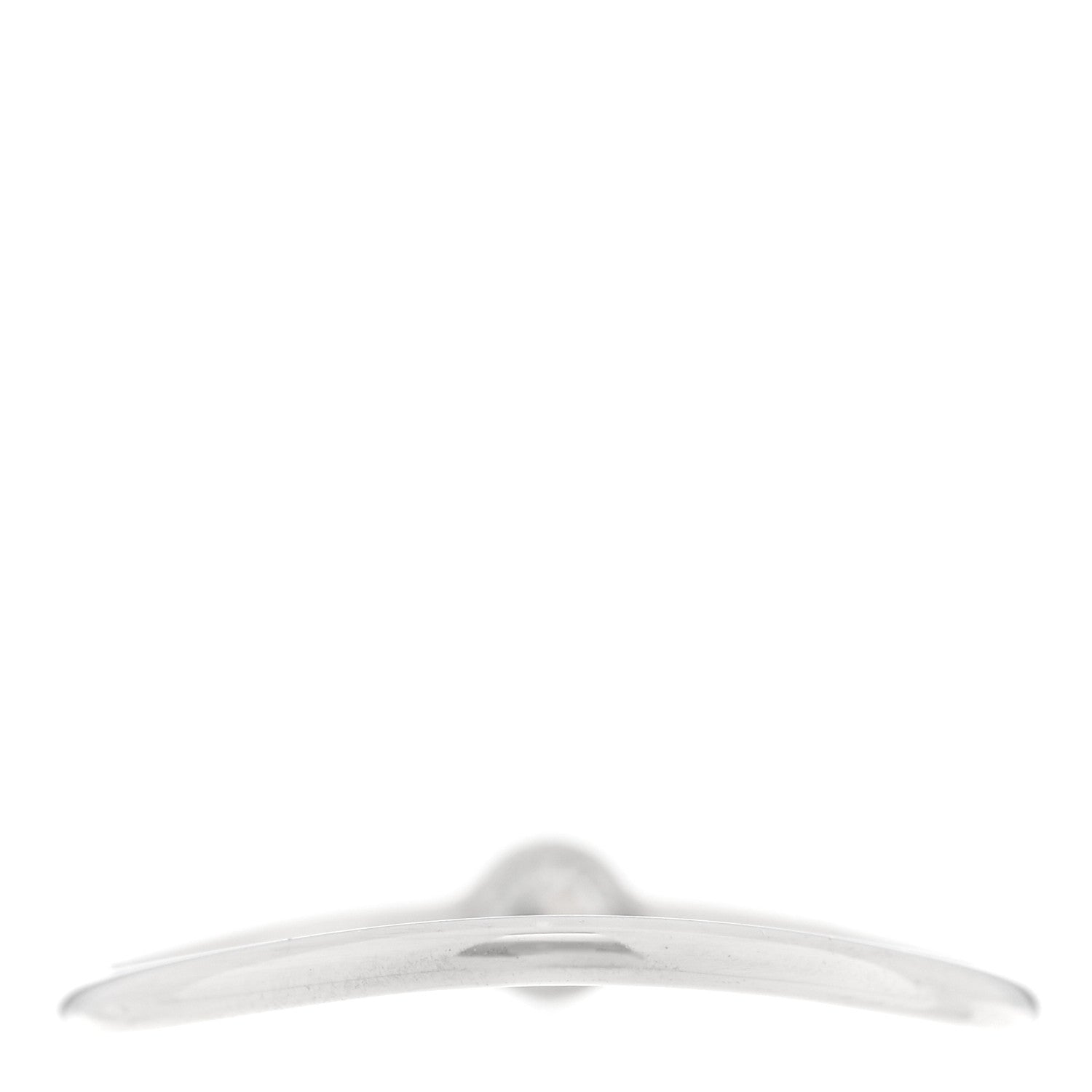 Tiffany Platinum Diamond Elsa Peretti Single-Row Wave Ring 49 4.75 3 of 4