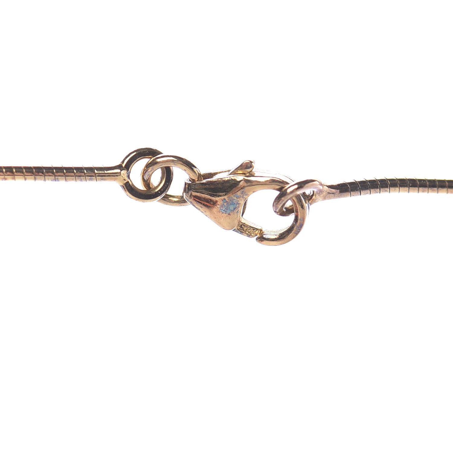 Hermes Gold Lacquered Cage d'H Pendant Necklace Black 4 of 6