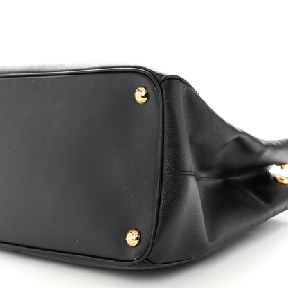 Prada Saffiano Medium Galleria Double Zip Tote Black 11 of 11