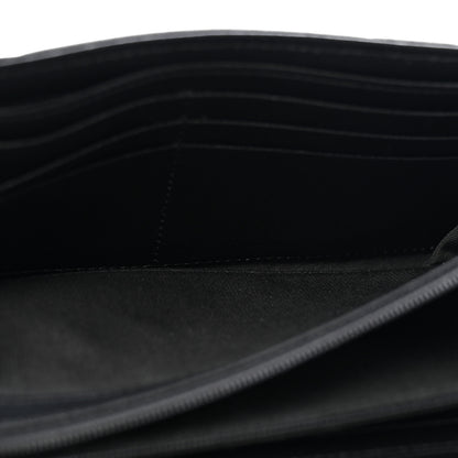 Chanel Shiny Goatskin Quilted Chanel 19 Flap Wallet Black 5 of 9