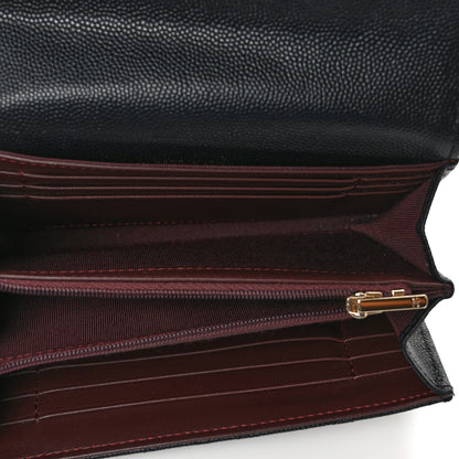 Chanel Caviar Quilted Medium Flap Wallet Black 5 of 10