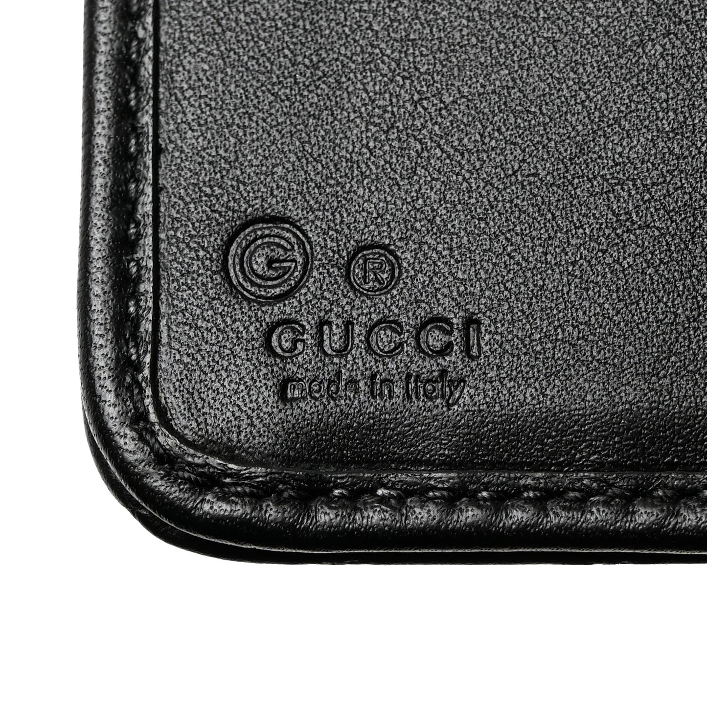 Soft Microguccissima Continental Zip Wallet Black