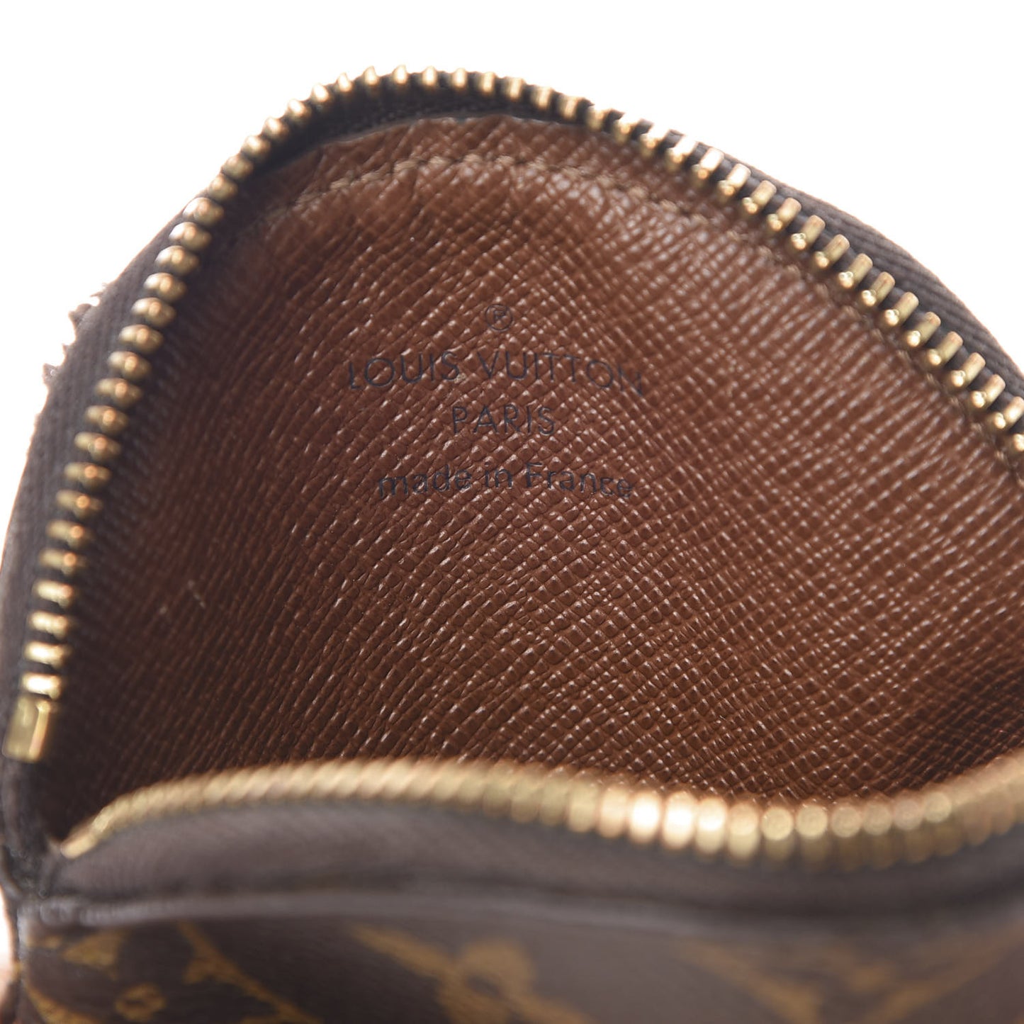 Monogram Round Coin Purse