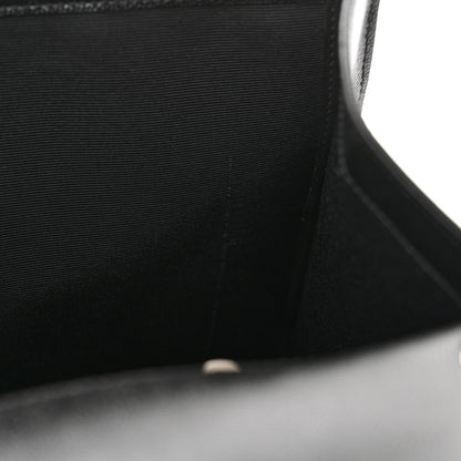 Saint Laurent Grain De Poudre Textured Mixed Matelasse Large Triquilt Monogram Satchel Black 12 of 12