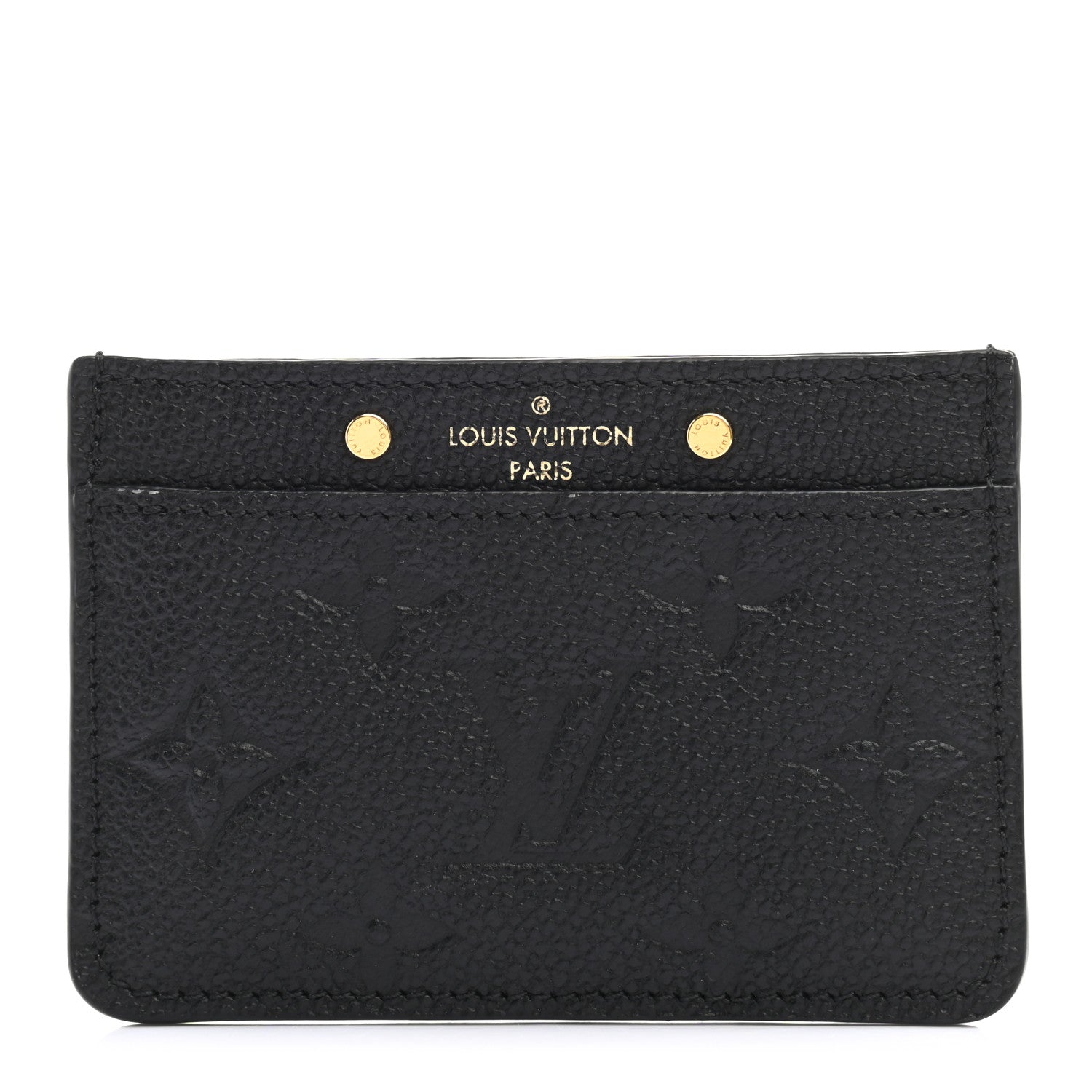 Louis Vuitton Empreinte Card Holder Black 1 of 7