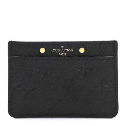 Louis Vuitton Empreinte Card Holder Black 1 of 7