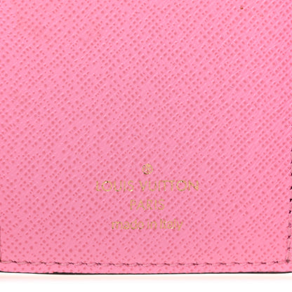 Louis Vuitton Monogram 2022 Christmas Animation Paris Victorine Wallet Pink 6 of 6