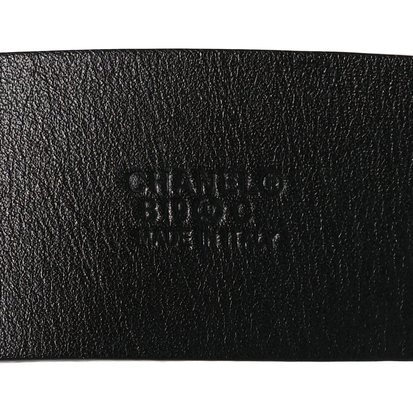 Calfskin Pearl CC Belt 90 36 Black