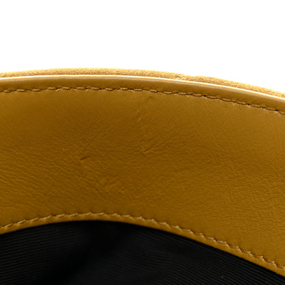 Saint Laurent Suede Y Quilted Monogram Medium Loulou Chain Satchel Chartreuse 11 of 15