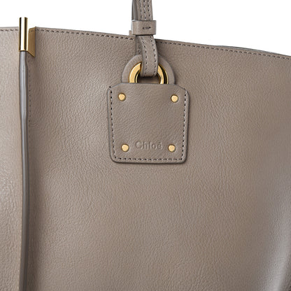 Chloe Smooth Calfskin Medium Vick Tote Motty Grey 9 of 11