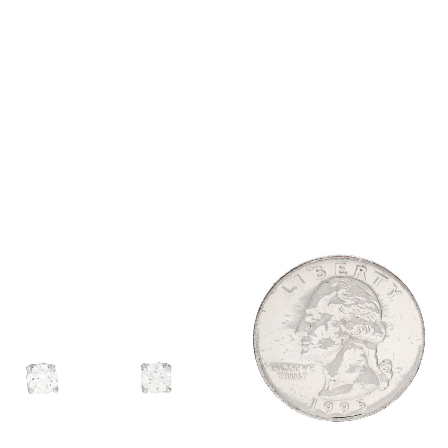 Platinum Diamond .60ctw Stud Earrings