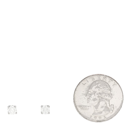 David Yurman Platinum Diamond .60ctw Stud Earrings 2 of 4