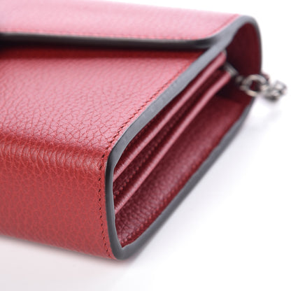 Gucci Calfskin Mini Dionysus Chain Wallet Hibiscus Red 8 of 8