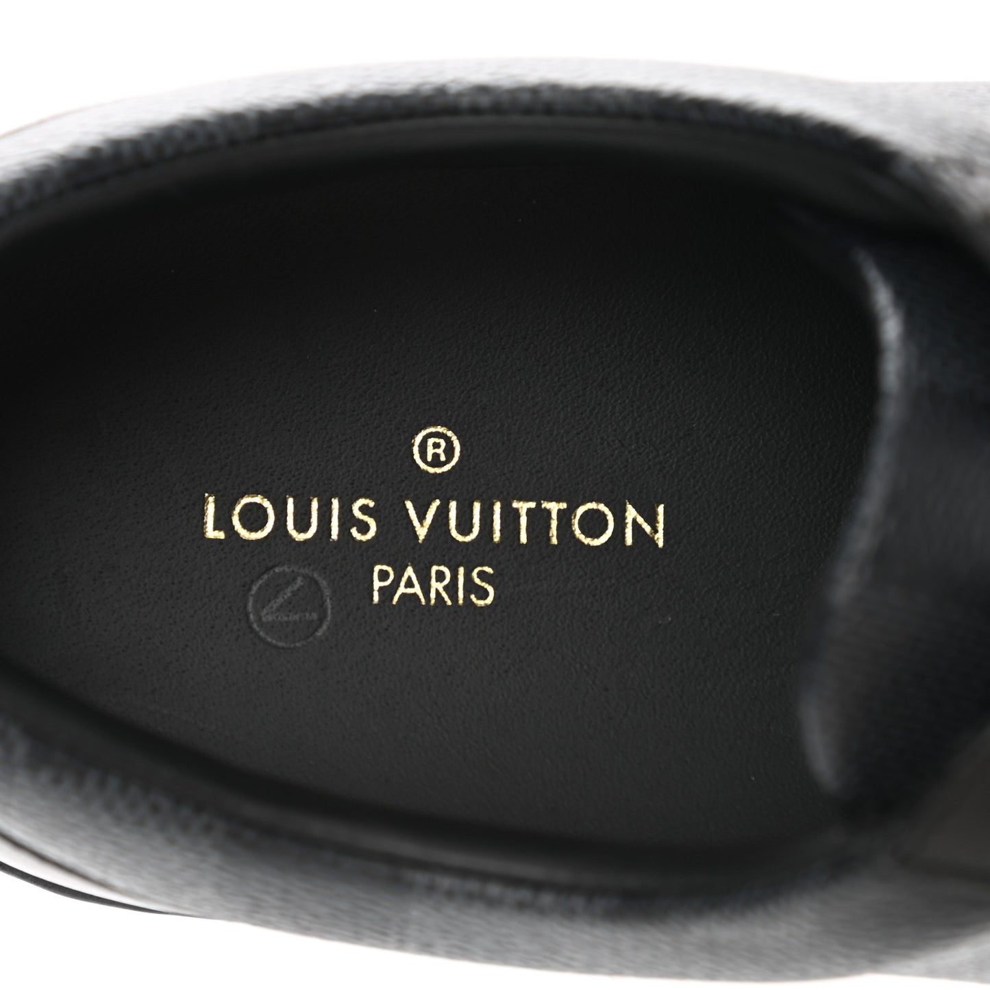 Calfskin Damier Graphite Match Up Sneakers 6.5