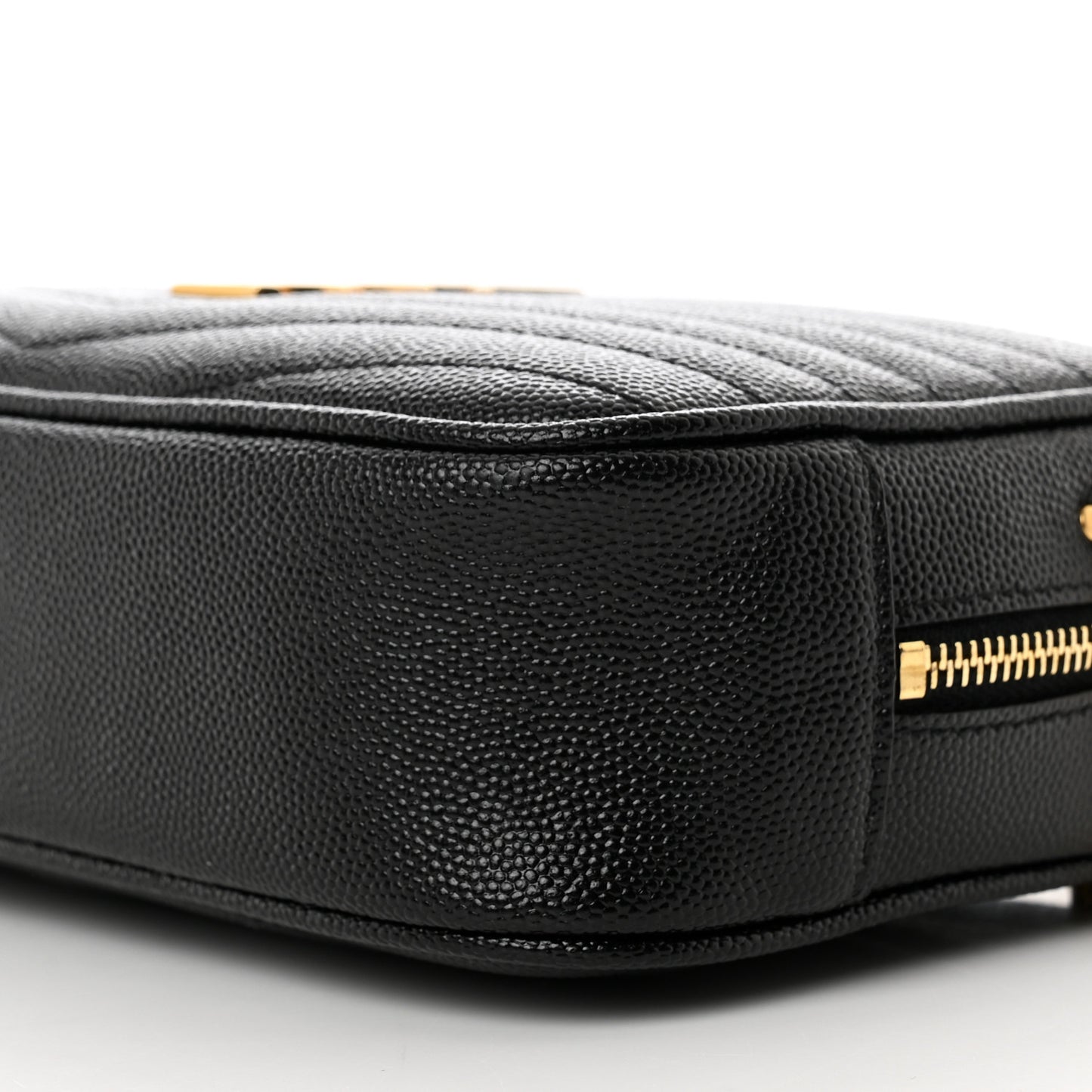 Grain De Poudre Matelasse Monogram Mini Lou Camera Bag Black