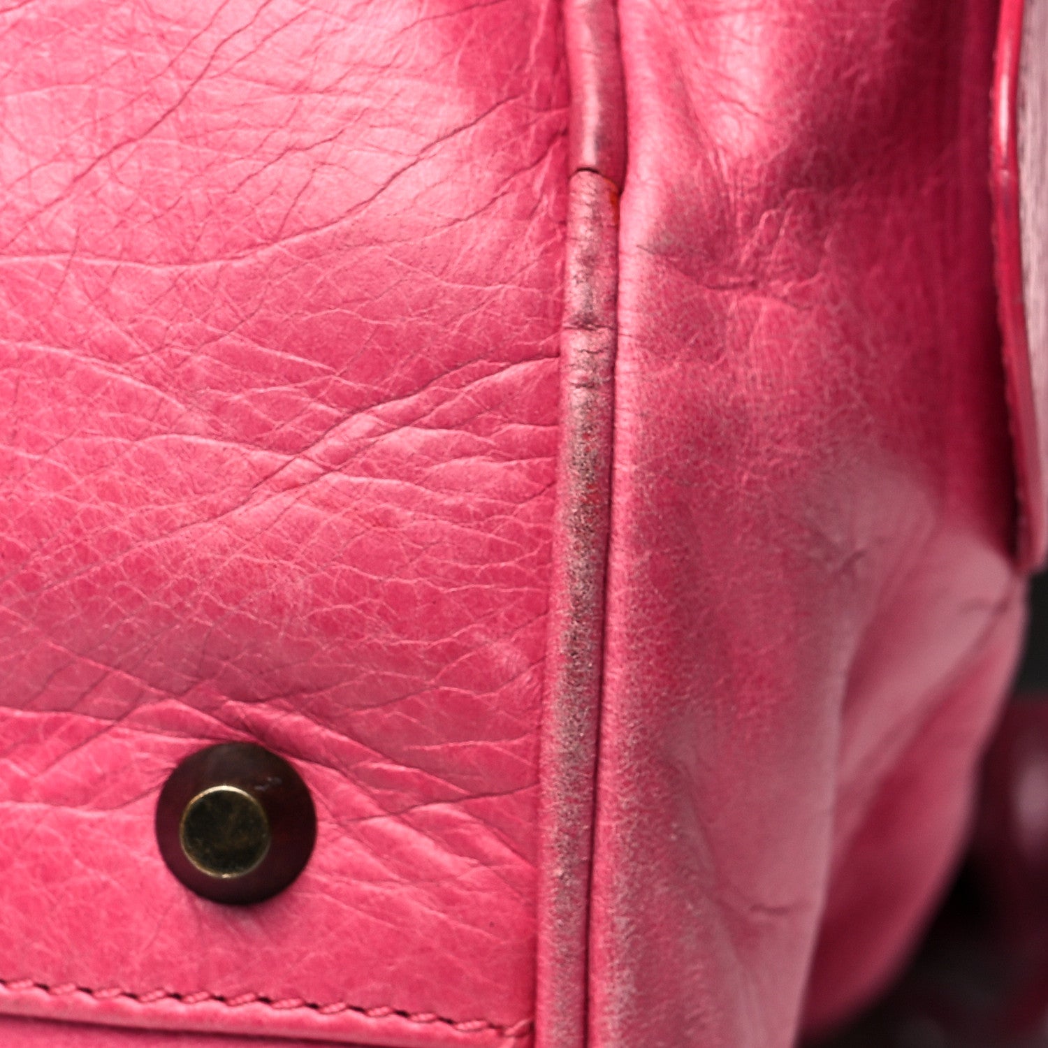 Balenciaga Agneau Travel Bag Rose Hortensia 13 of 15