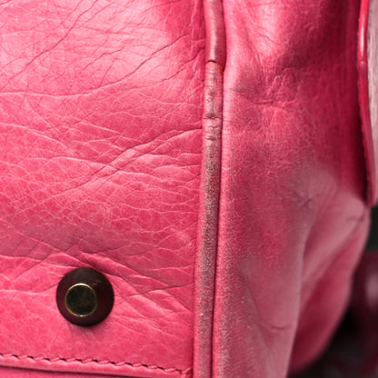 Balenciaga Agneau Travel Bag Rose Hortensia 13 of 15