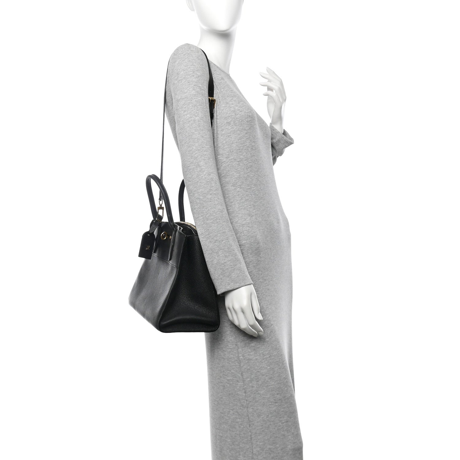 Louis Vuitton Taurillon City Steamer PM Black 2 of 11