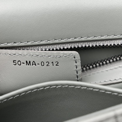 Christian Dior Calfskin Macrocannage Medium Caro Bag Iron Grey 7 of 10