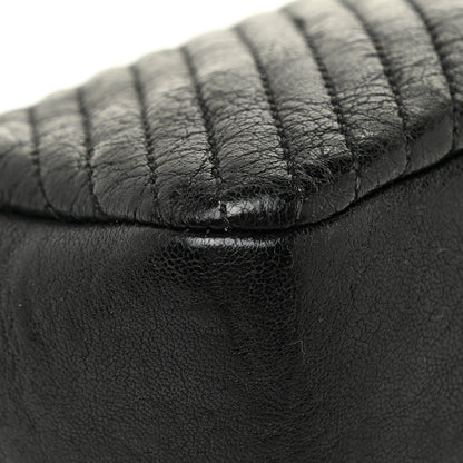 Chanel Calfskin Chevron Quilted Small Surpique Flap Black 13 of 21