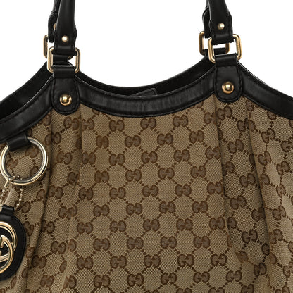 Gucci Monogram Medium Sukey Tote Brown 9 of 14