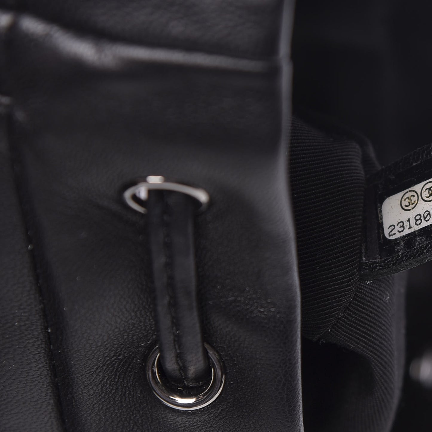 Lambskin Quilted Small Urban Spirit Backpack Black