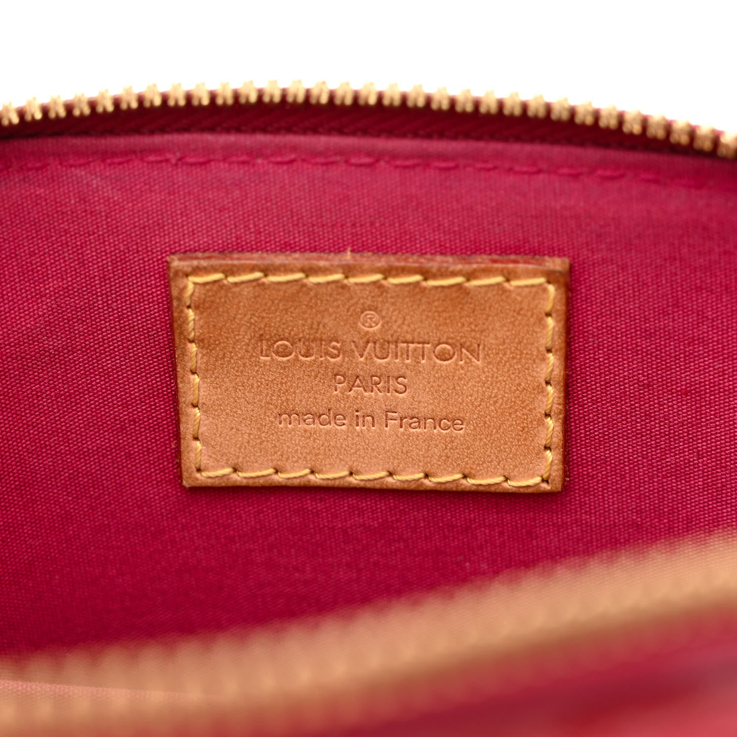 Louis Vuitton Vernis Alma BB Magenta 6 of 11