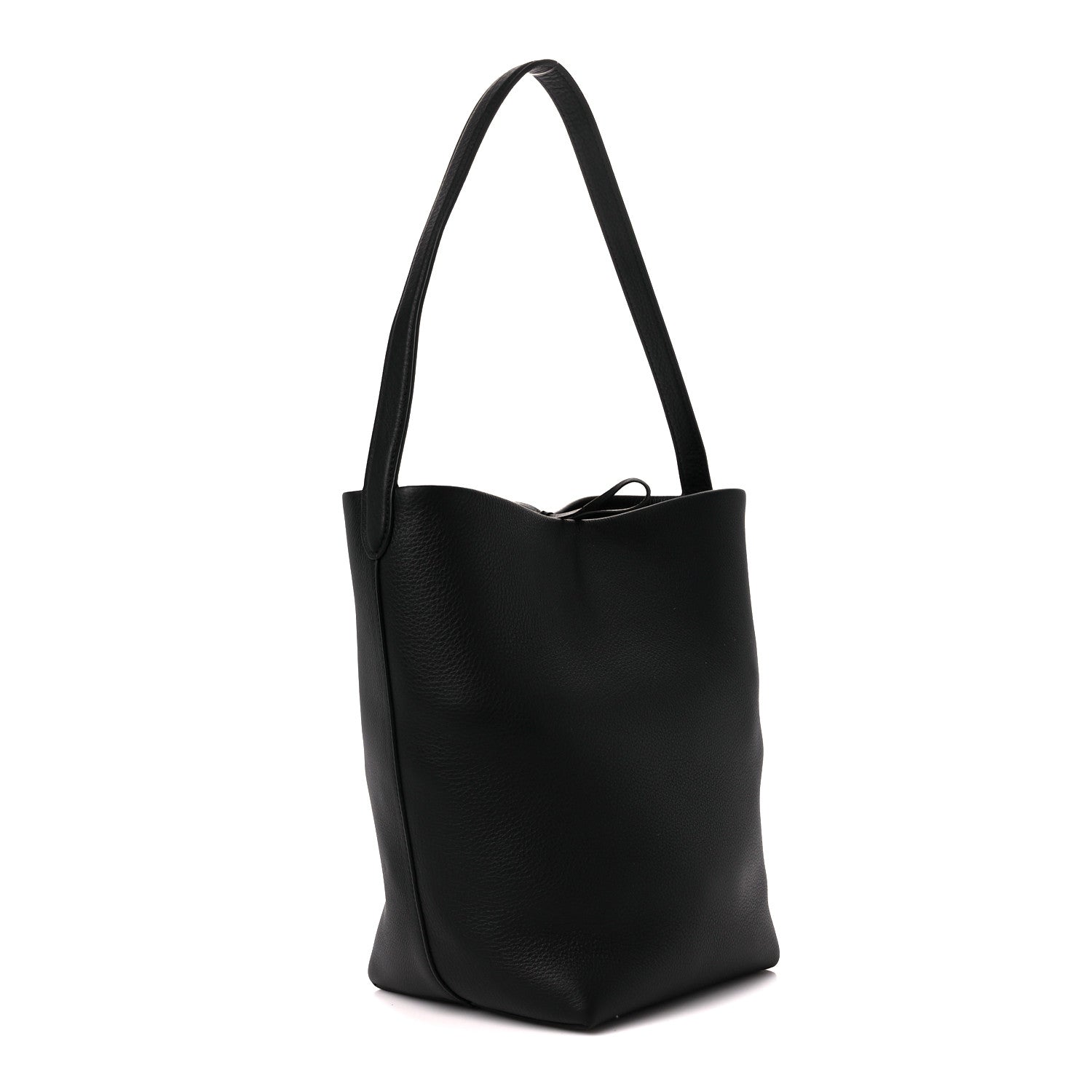 The Row Grained Calfskin Medium N/S Park Tote Black 3 of 9