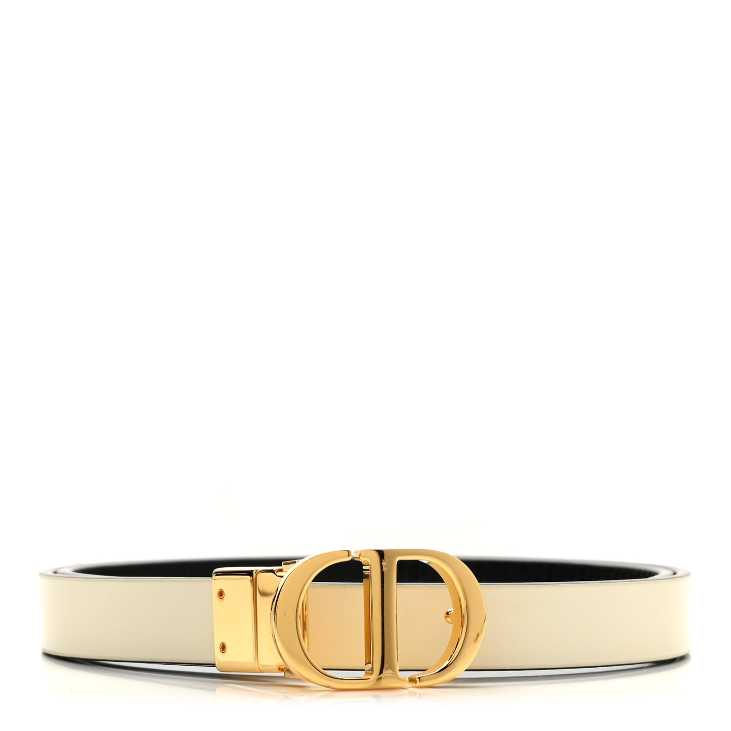 Calfskin 30 Montaigne Reversible Belt  80 32 Black Multicolor