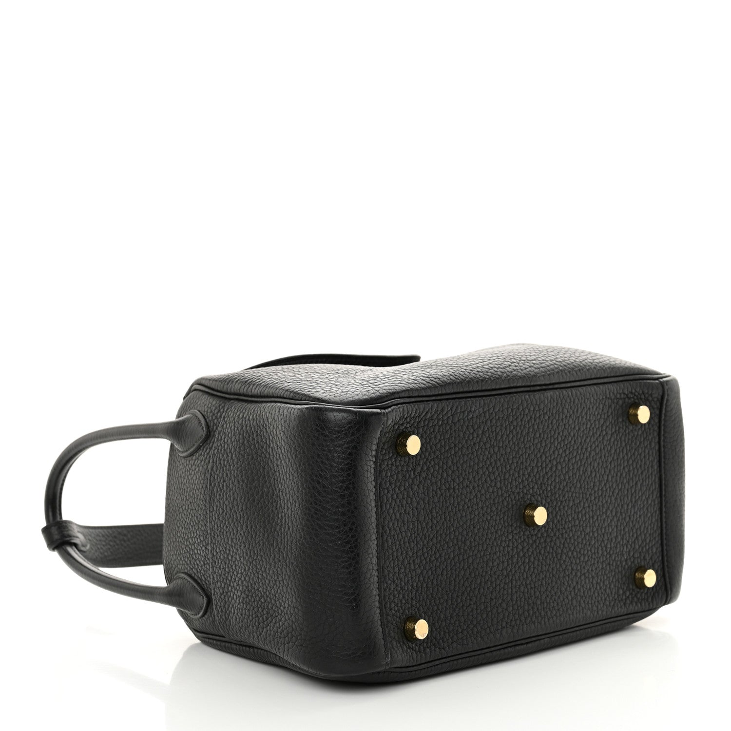 Hermes Taurillon Clemence Lindy 26 Black 4 of 10