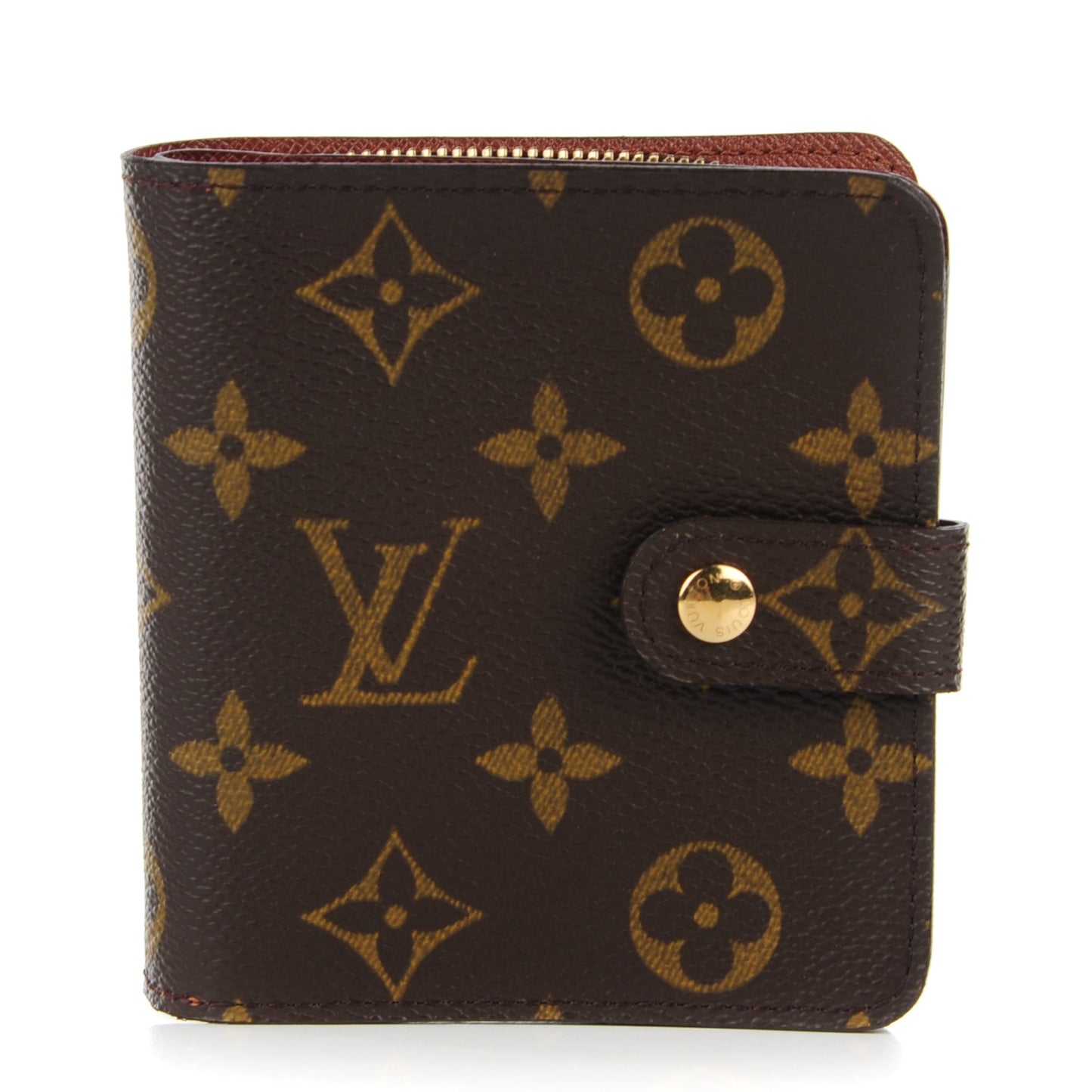 Monogram Compact Zippe Zipped Wallet