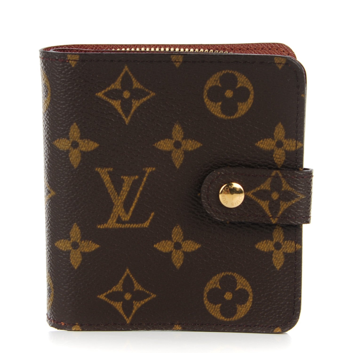 Louis Vuitton Monogram Compact Zippe Zipped Wallet 1 of 7
