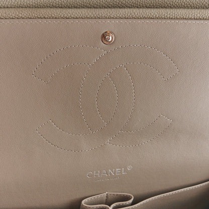 Chanel Caviar Quilted Jumbo Double Flap Grey 6 of 11