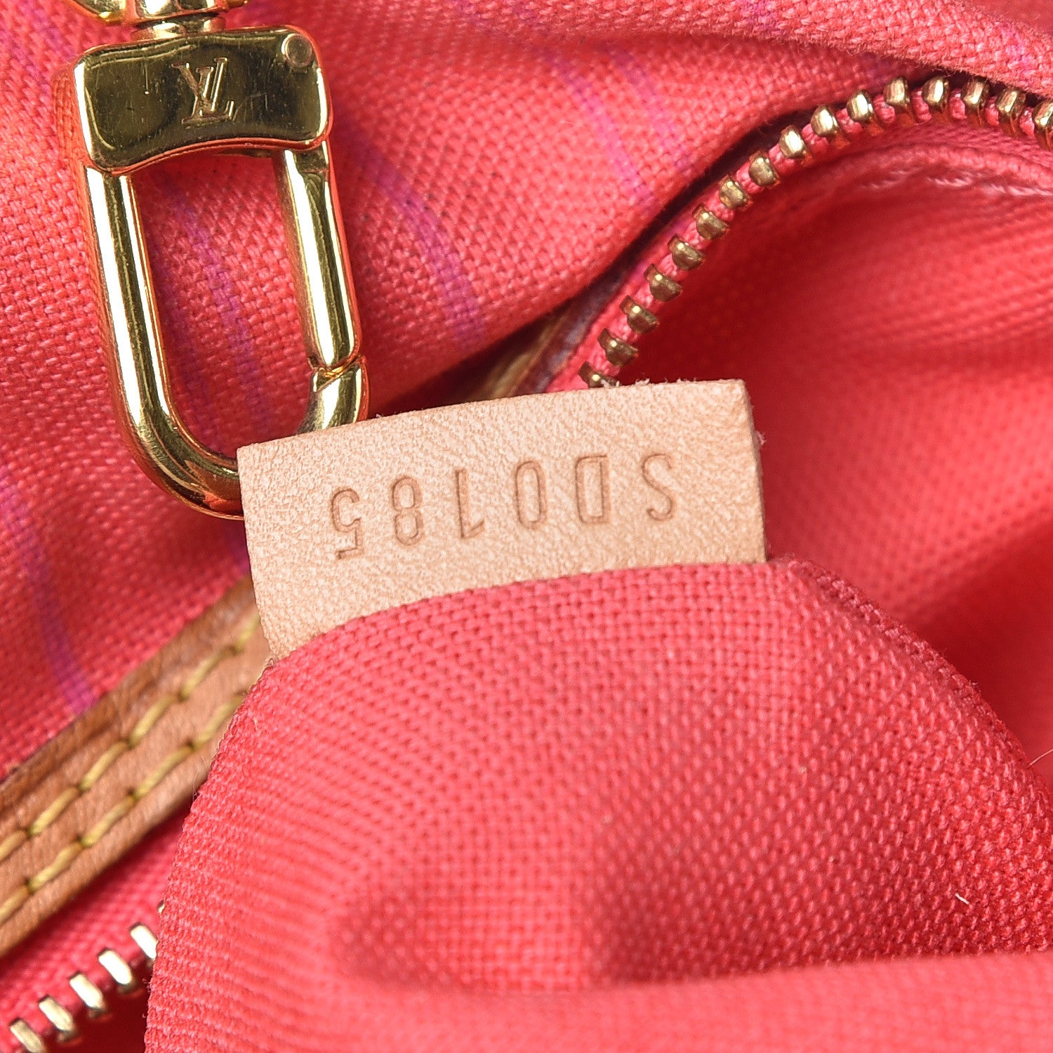 Louis Vuitton Damier Azur Delightful MM Pink 8 of 18