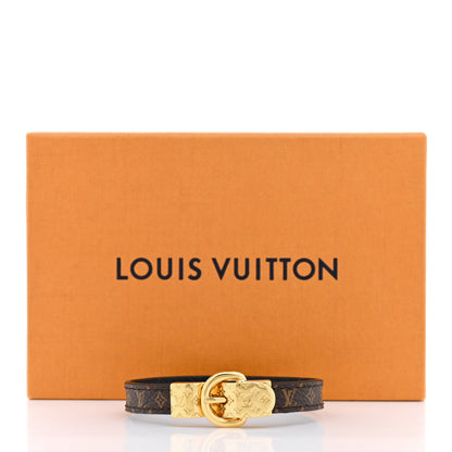 Louis Vuitton Monogram Fasten Your LV Bracelet 19 5 of 5