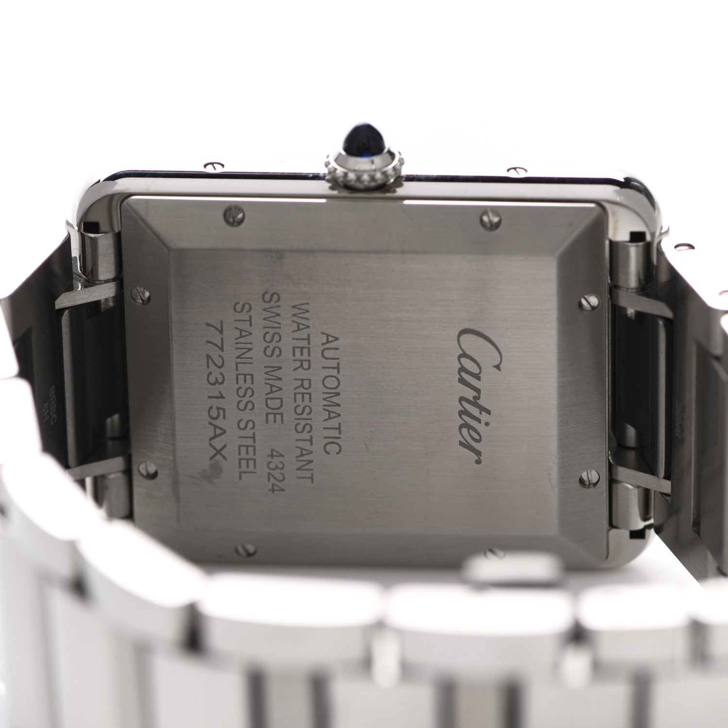 Cartier Stainless Steel 31mm Tank Must Automatic Watch 4 of 5