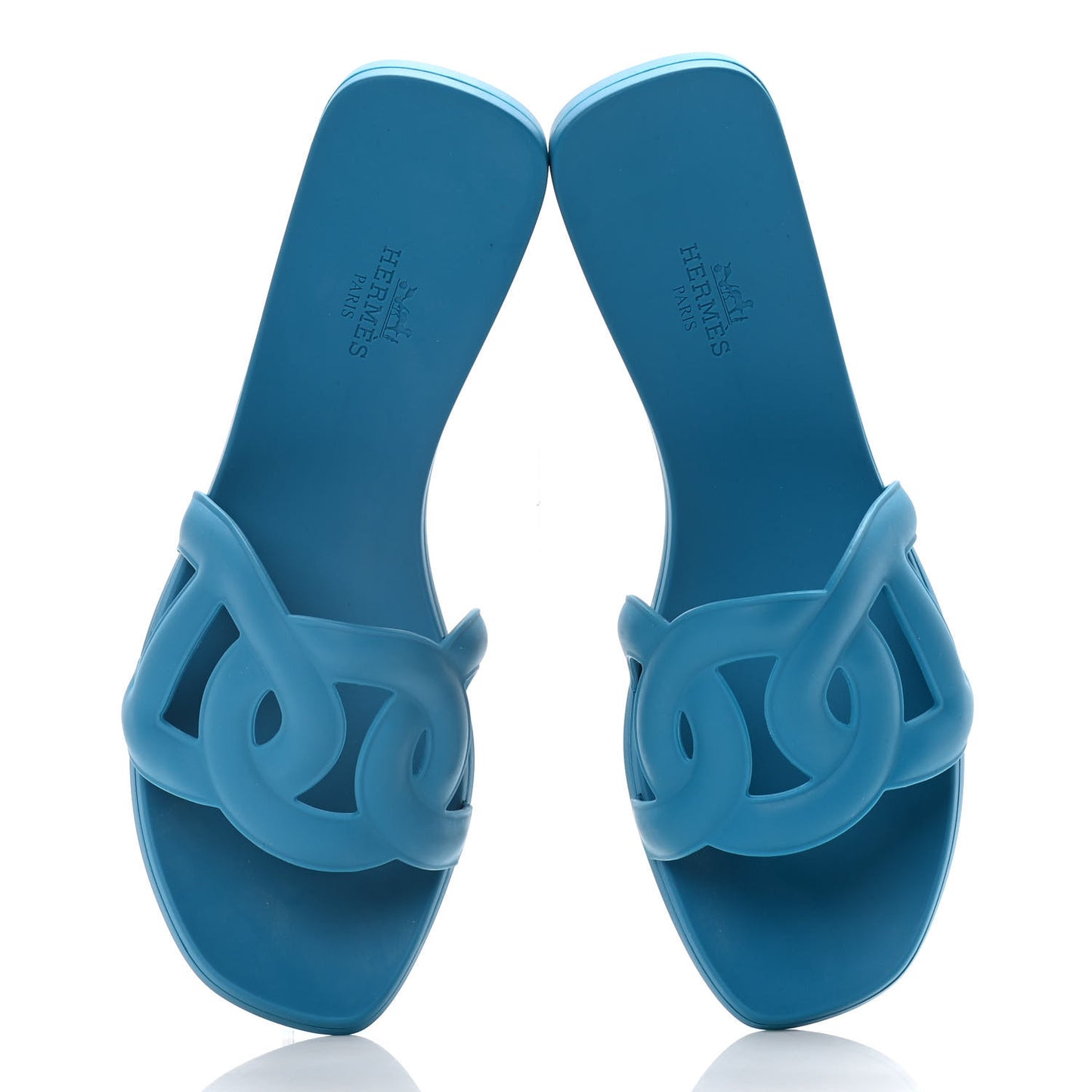 Rubber Aloha Sandals 37 Bleu Vif