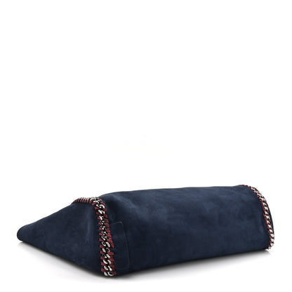 Stella McCartney Shaggy Deer Falabella Reversible Tote Red Navy 7 of 16