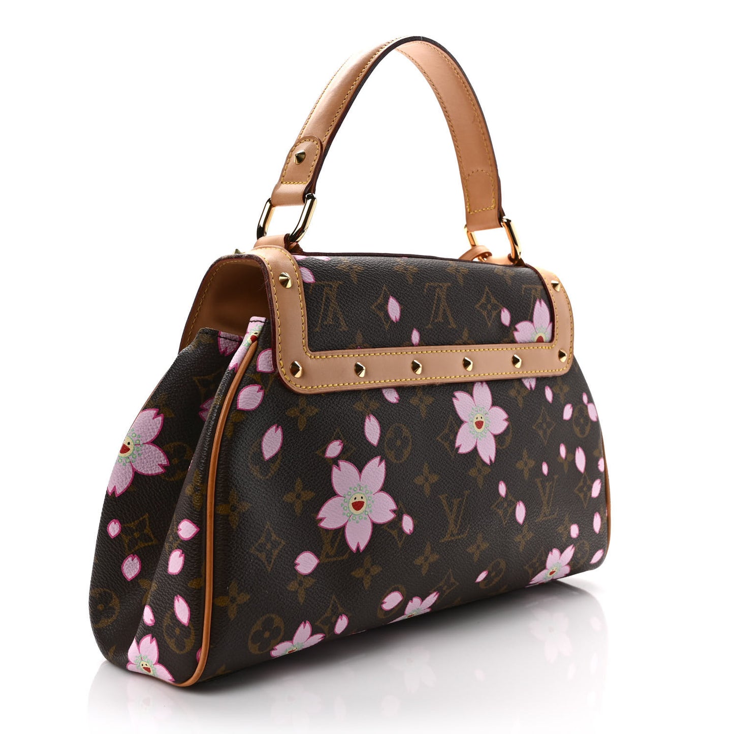 Monogram Cherry Blossom Sac Retro Bag Brown