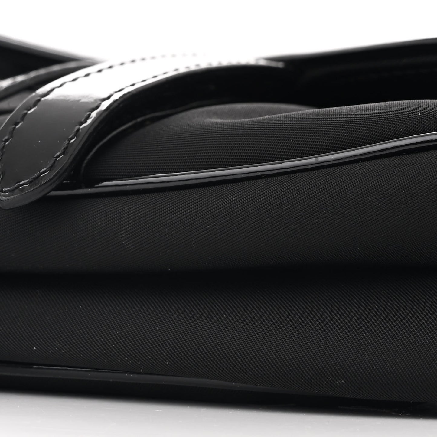 Nylon Saddle Bag Black