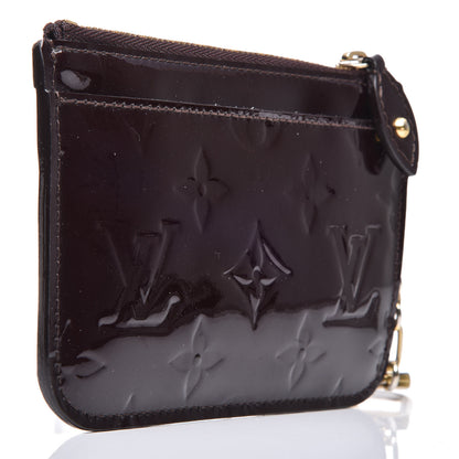 Louis Vuitton Vernis Key Pouch Amarante 3 of 10