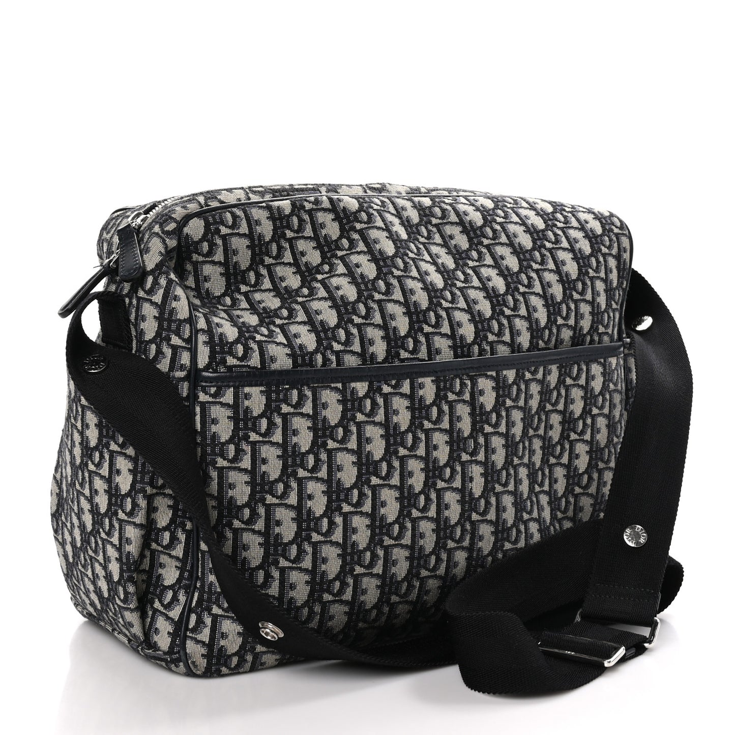 Oblique Baby Changing Bag Beige Black