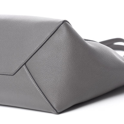 Celine Soft Grained Calfskin Belt Cabas Phantom Medium Grey 7 of 10