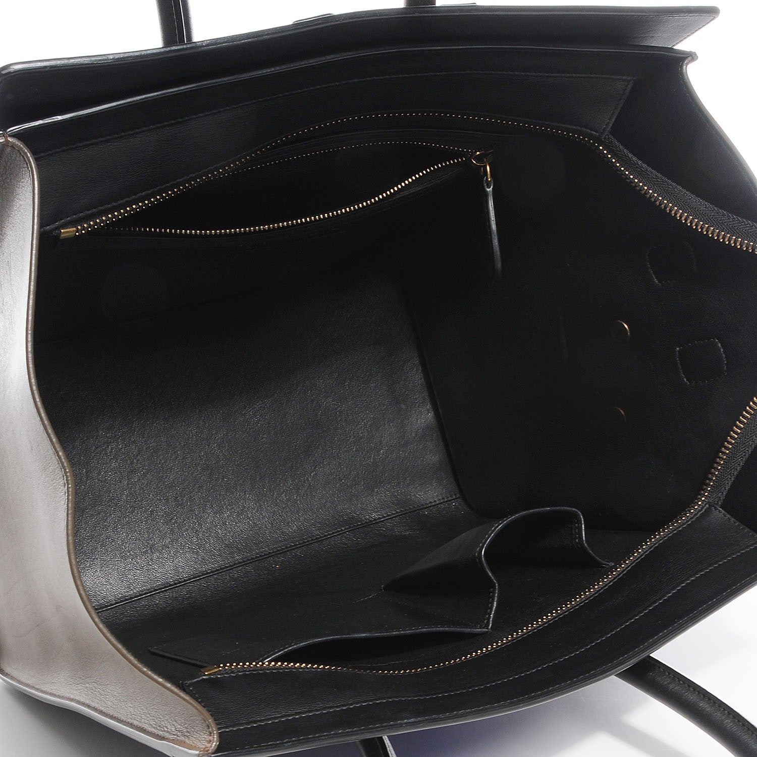 Celine Smooth Calfskin Mini Tri-Color Luggage Indigo 5 of 8