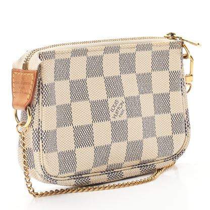 Louis Vuitton Damier Azur Mini Pochette Accessories 3 of 6