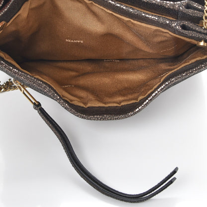 Lanvin Metallic Lambskin Medium Sugar Flap Shoulder Bag Bronze 7 of 8
