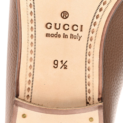 Gucci Bryanne Calfskin Mens 1953 Horsebit Loafers 9.5 Nut Brown 9 of 13