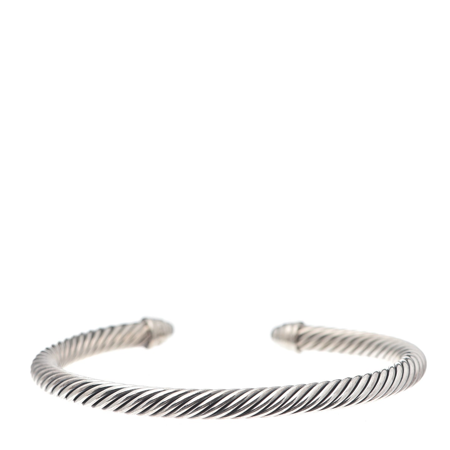Sterling Silver Diamond 5mm Cable Classics Bracelet