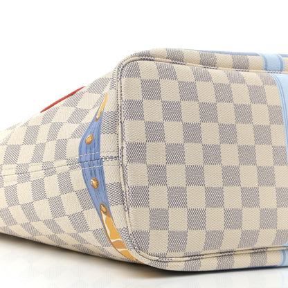 Louis Vuitton Damier Azur Summer Trunks Neo Neverfull MM 10 of 13